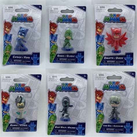 Trend Again Figure Toy Display Pj mask Large set Of 3 Lights .